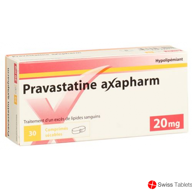 Pravastatin Axapharm tablets 20 mg (divided) 100 pcs