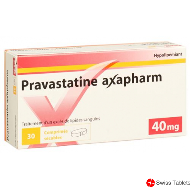 Pravastatin Axapharm tablets 40 mg (divided) 100 pcs