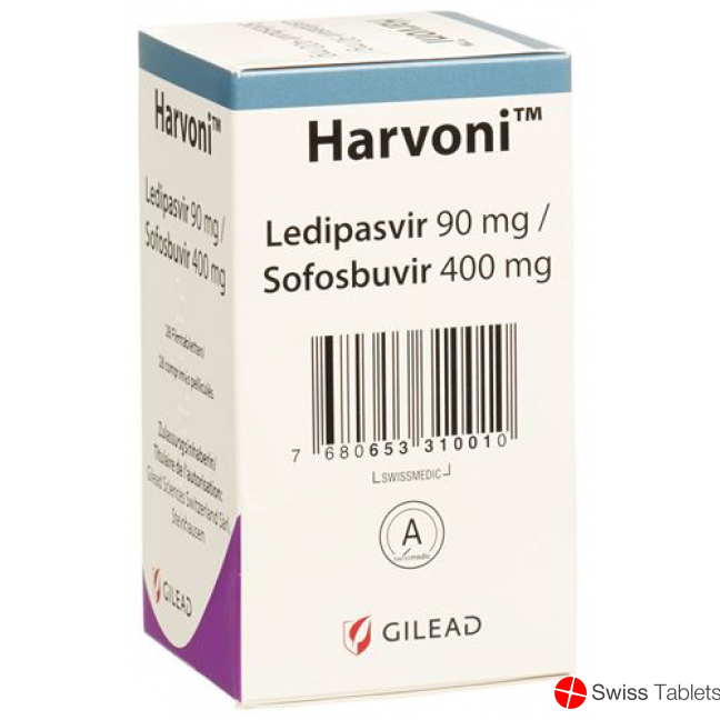 Harvoni Filmtabl Fl 28 pcs Harvoni Filmtabl Fl 28 pcs