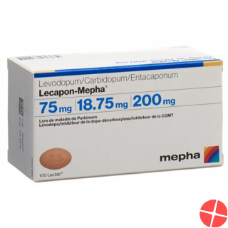 Lecapon-Mepha 75mg / 18.75mg / 200mg 30 film-coated tablets