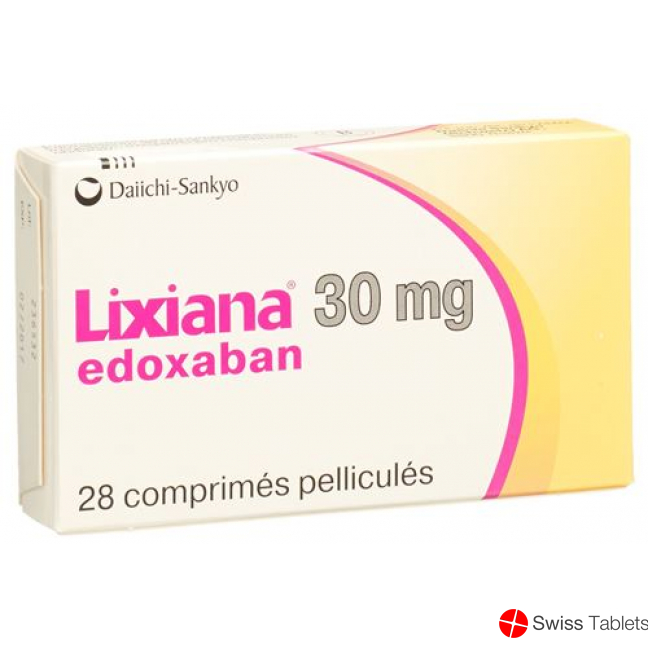 Lixiana Filmtabl 30 mg 98 pcs Lixiana Filmtabl 30 mg 98 pcs
