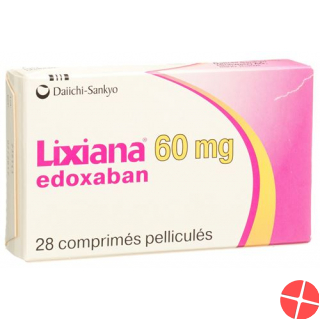 Lixiana Filmtabl 60 mg 98 pcs