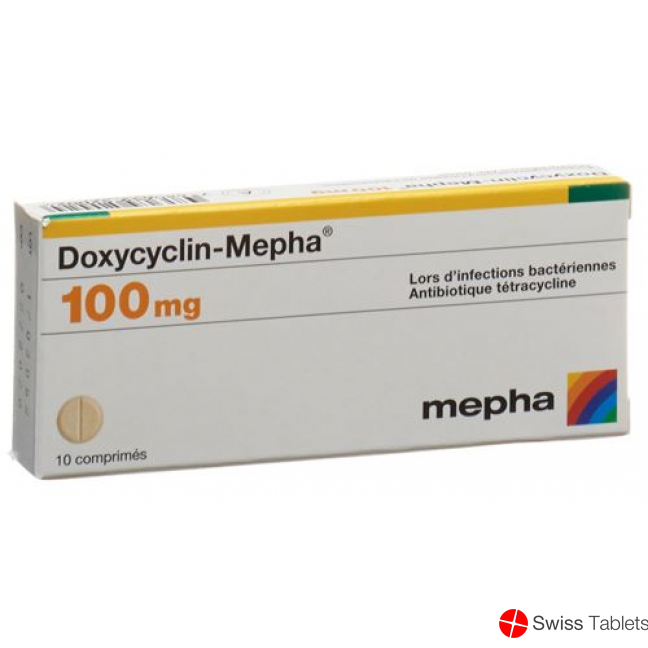 Doxycycline Mepha tbl 100 mg of 20 pcs