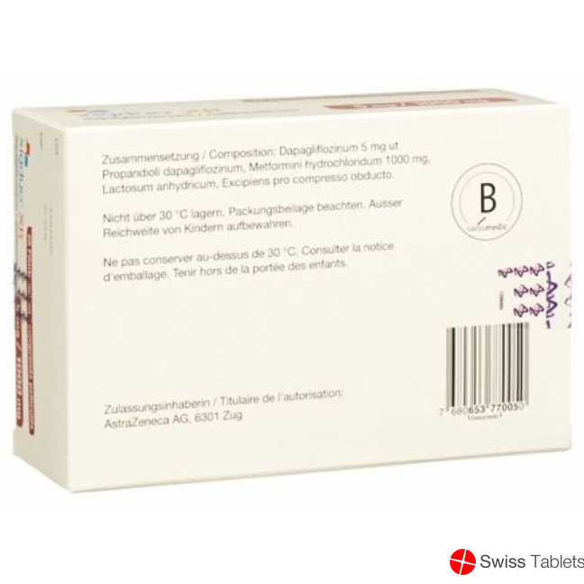 Xigduo XR Filmtabl 5 mg / 1000 mg 98 pcs