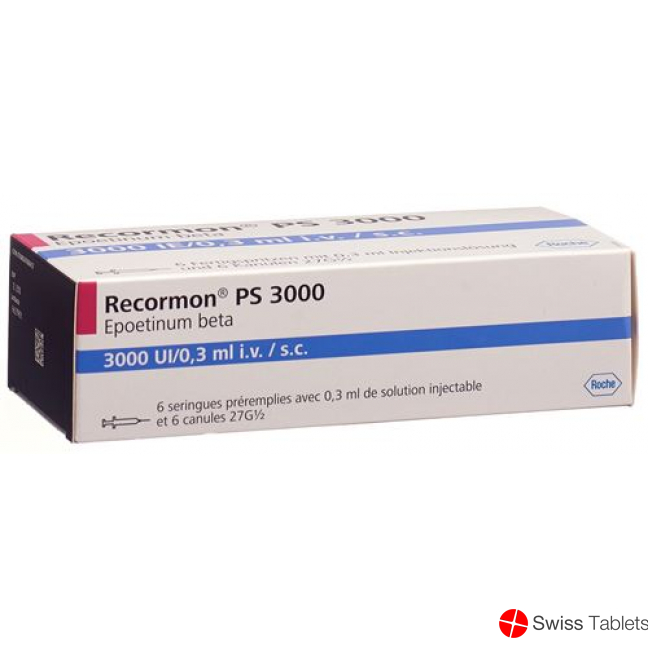 Recormon Ps Injektionslösung 3000 E/0.3ml Fertigspritzen 6 Stück buy online