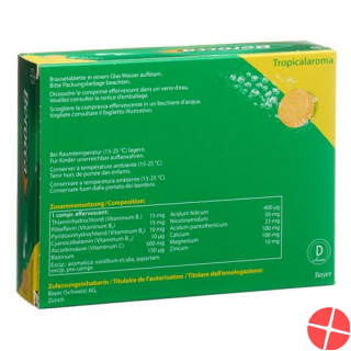 Berocca Brausetabl Tropical Flavor 30 pcs