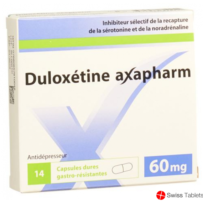 Duloxetine Axapharm Kaps 60 mg 84 pcs