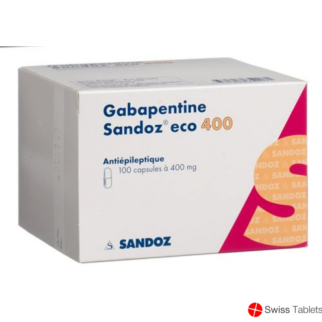 Gabapentin Sandoz eco Kaps 400 mg 50 pcs