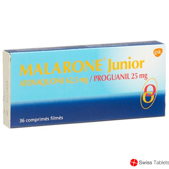 Malarone Junior Filmtabl 62.5 / 25 mg 12 pcs