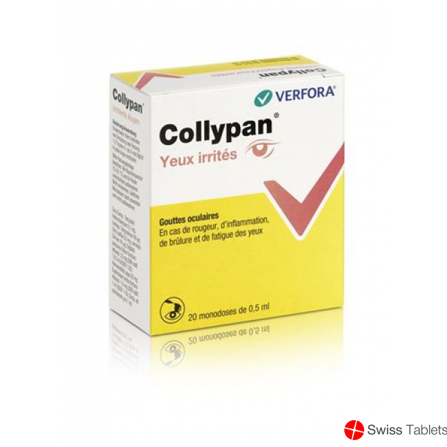 Collypan Irritierte Augen Md 20 Monodosen 0.5ml buy online
