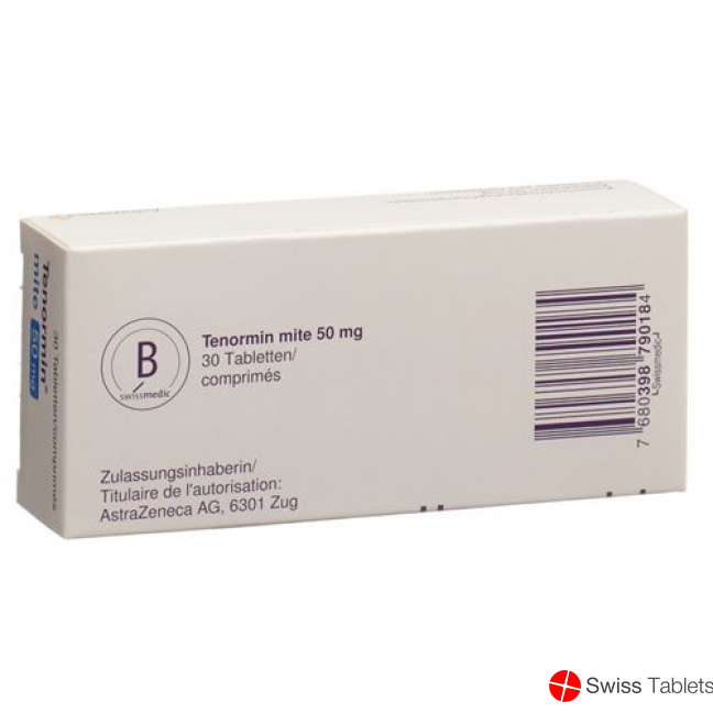 Tenormin Mite Tabletten 50mg 100 Stück buy online