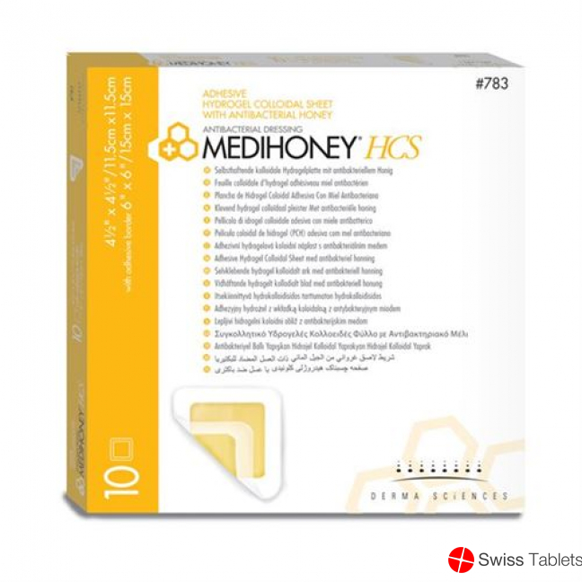 Medihoney Antibacterial Hcs 11x11cm Selbstk 10 Stück buy online