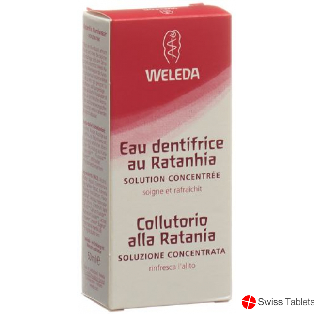 Weleda Ratanhia Mundwasser Konzentrat 50ml buy online