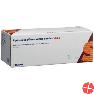 Piperacillin Tazob. Sandoz 4.5g Durchstechflasche 50ml