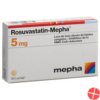 Rosuvastatin Mepha Lactab 5mg 100 Stück