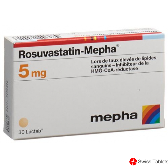 Rosuvastatin Mepha Lactab 5mg 100 Stück buy online