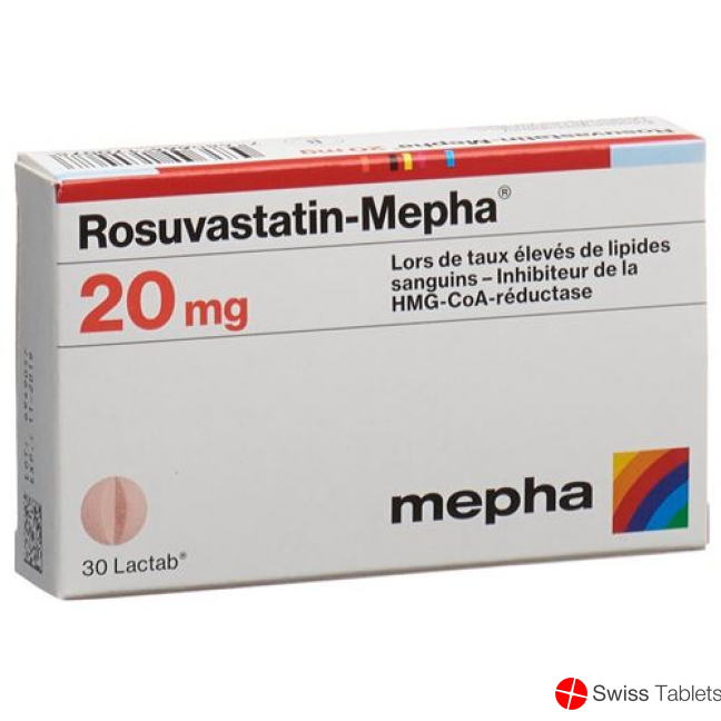 Rosuvastatin Mepha Lactab 20mg 100 Stück buy online