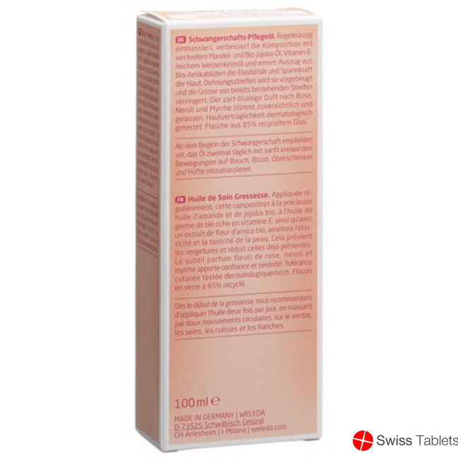 Weleda Schwangerschafts-Pflegeöl Glasflasche 100ml buy online