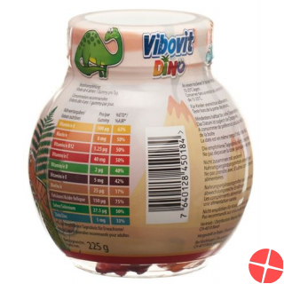 Vibovit Dino fruit gums tin 50 pieces