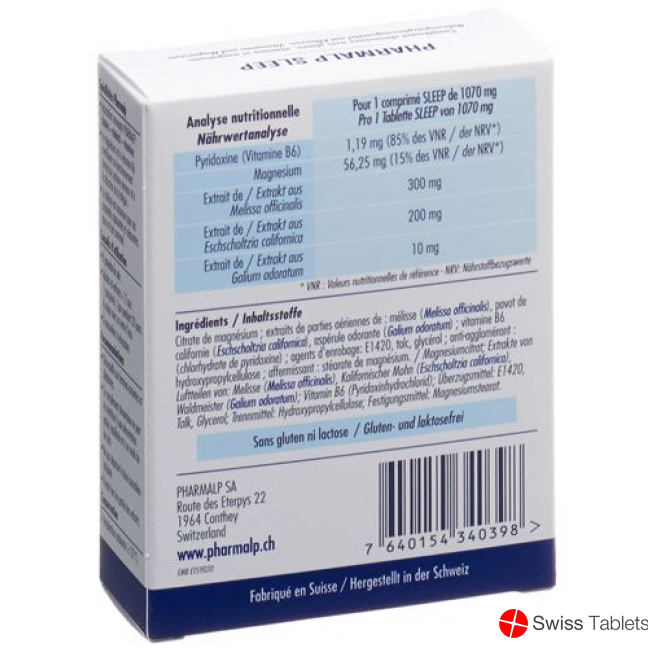 Pharmalp Sleep Tablets 20 pieces buy online