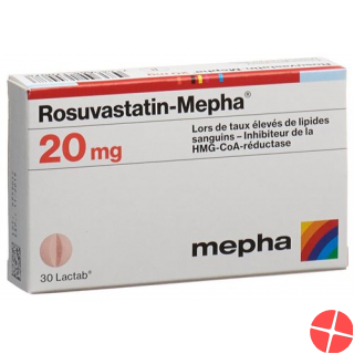 Rosuvastatin Mepha Lactab 20mg Dose 100 Stück Rosuvastatin Mepha Lactab 20mg Dose 100 Stück