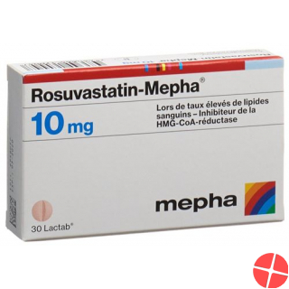 Rosuvastatin Mepha Lactab 10mg Dose 100 Stück Rosuvastatin Mepha Lactab 10mg Dose 100 Stück