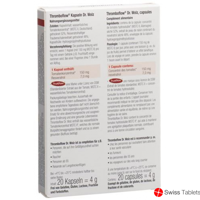 Thromboflow Dr. Wolz 60 Capsules buy online