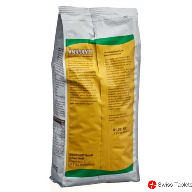 Leibundgut Amaranth-früchte-Müesli Bio Beutel 500g buy online