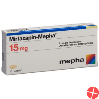 Mirtazapin Mepha Lactab 15mg 100 Stück