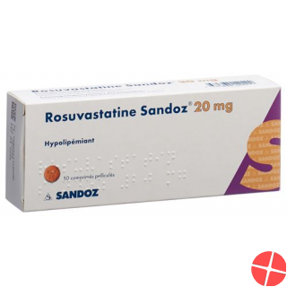 Rosuvastatin Sandoz Filmtabletten 20mg (neu) 30 Stück