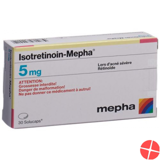 Isotretinoin Mepha Solucaps 5mg 100 Stück