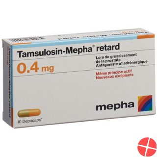 Tamsulosin Mepha Retard Depocaps 0.4mg 100 Stück