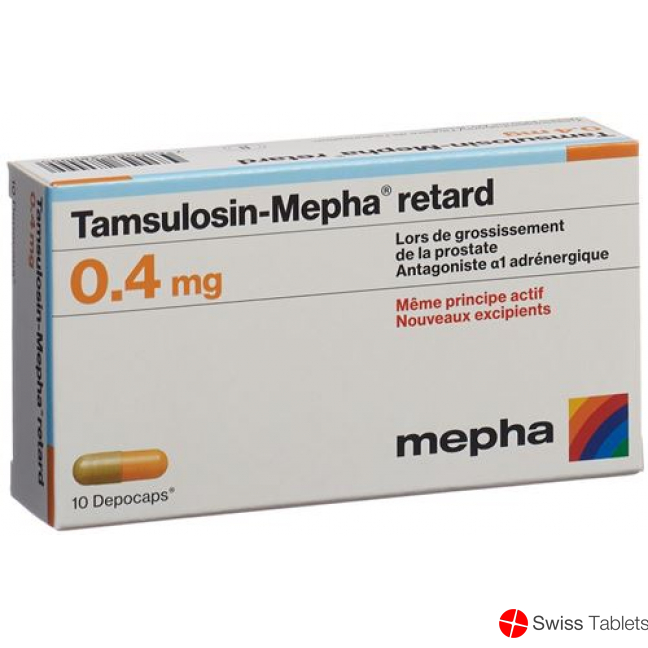 Tamsulosin Mepha Retard Depocaps 0.4mg 30 Stück buy online