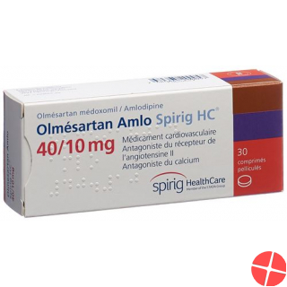 Olmesartan Amlo Spirig HC Filmtabletten 40/10mg 100 Stück
