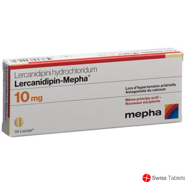 Lercanidipin Mepha Lactab 10mg (neu) 100 Stück buy online