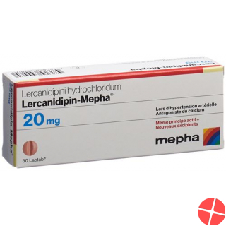 Lercanidipin Mepha Lactab 20mg (neu) 100 Stück