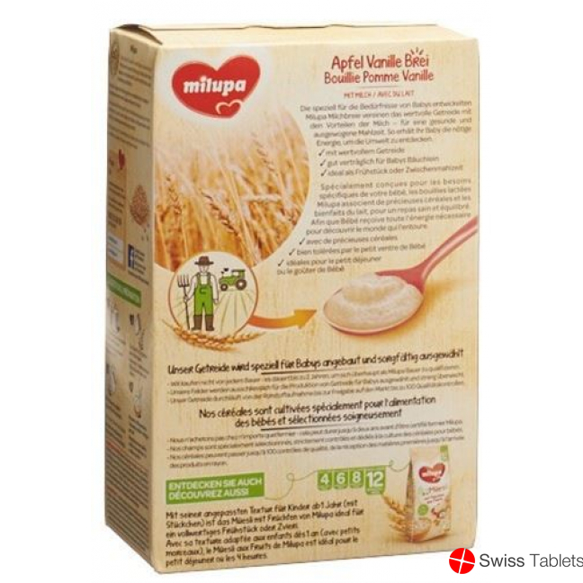 Milupa Apfel Vanille Brei 225g buy online