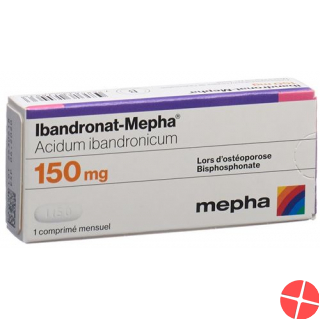 Ibandronat Mepha 150mg Monatstabletten 3 Stück