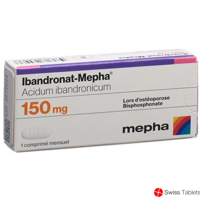 Ibandronat Mepha 150mg Monatstabletten 3 Stück buy online