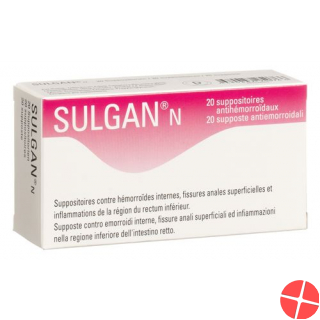 Sulgan N 10 Zäpfchen