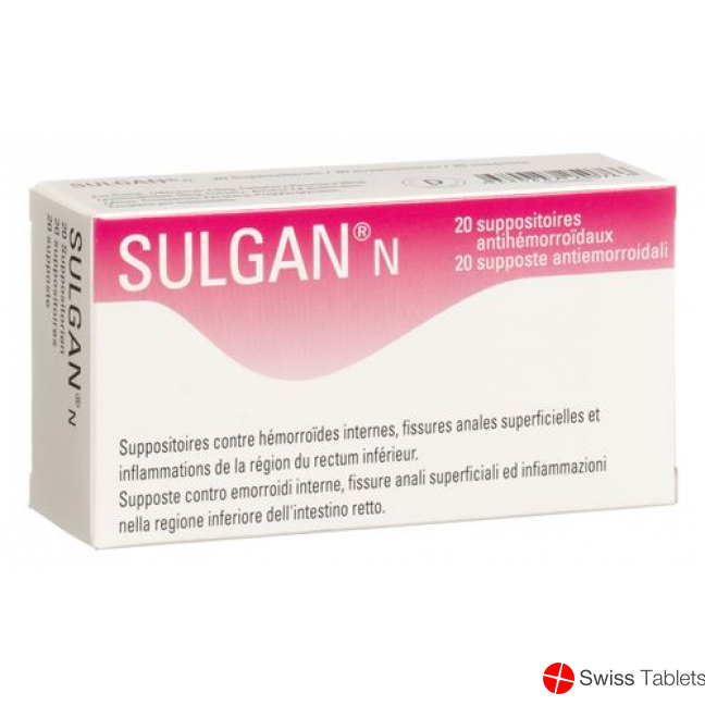 Sulgan N 10 Zäpfchen buy online