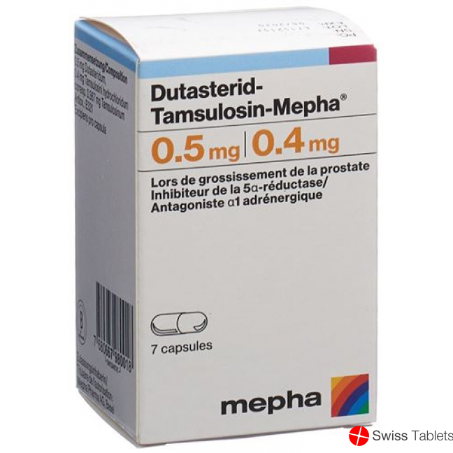 Dutasterid Tamsulosin Mepha Kapseln 0.5/0.4mg 90 Stück buy online