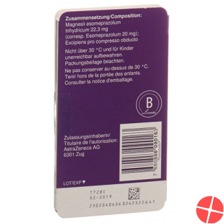 Nexium Mups 20 Tabletten 20mg 14 Stück