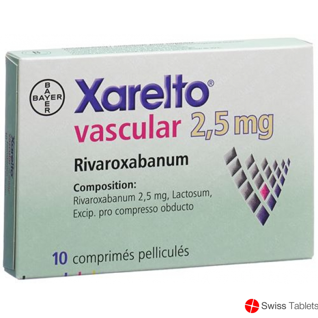 Xarelto Vascular Filmtabletten 2.5mg Dose 100 Stück buy online