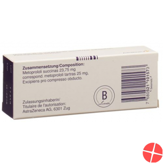 Beloc Zok 25 Retard Tabletten 25mg 100 Stück