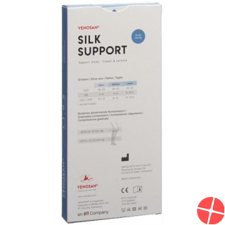 Venosan Silk A-d Support Socks S Jeans 1 pair