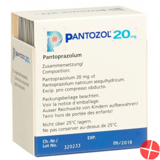 Pantozol Tabletten 20mg Pocketpack 30 Stück