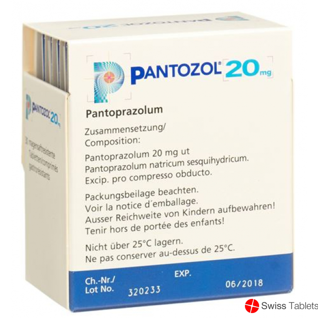 Pantozol Tabletten 20mg Pocketpack 30 Stück buy online