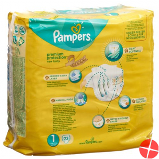Pampers Prem Prot Grösse 1 2-5kg Nb Tragepack 26 Stück