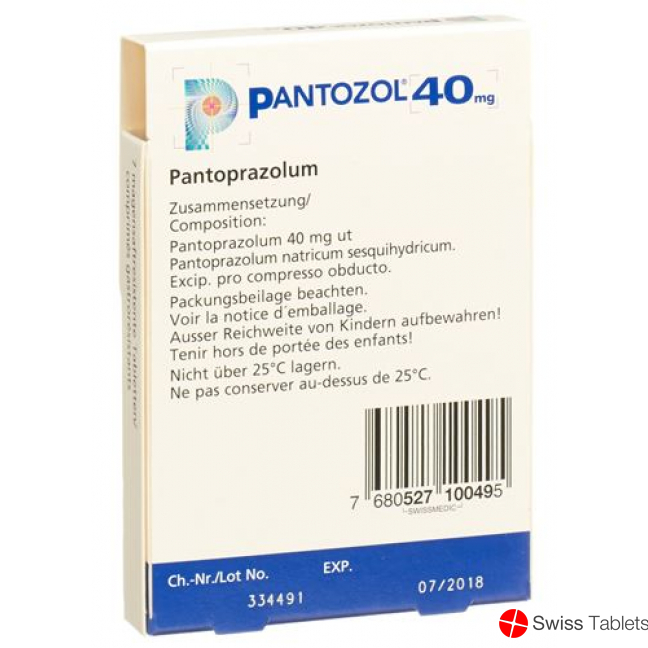 Pantozol Tabletten 40mg Pocketpack 7 Stück buy online